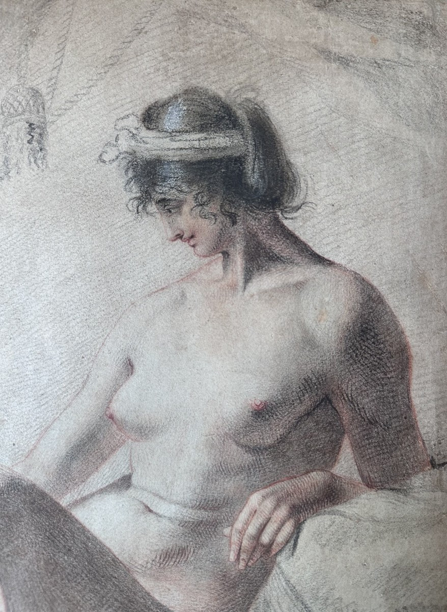 Entourage de Johann Heinrich Füssli (1741 – 1825) - Étude de nue-photo-2