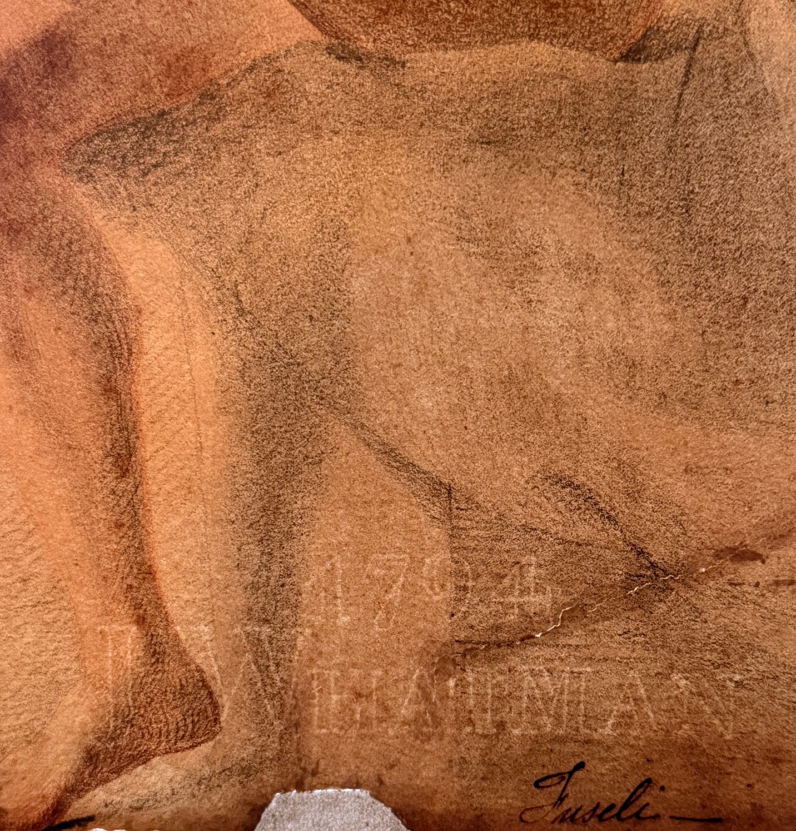 Entourage de Johann Heinrich Füssli (1741 – 1825) - Étude de nue-photo-4