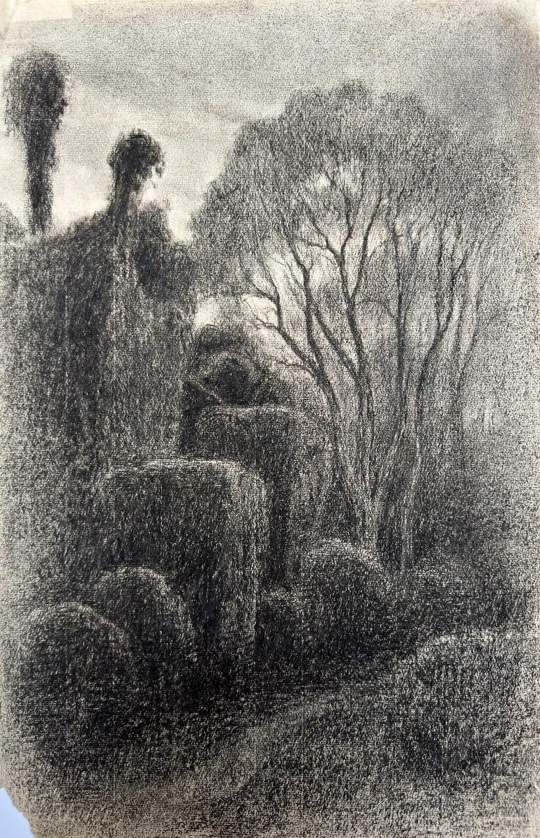 École française symboliste (vers 1890–1910) - Paysage 