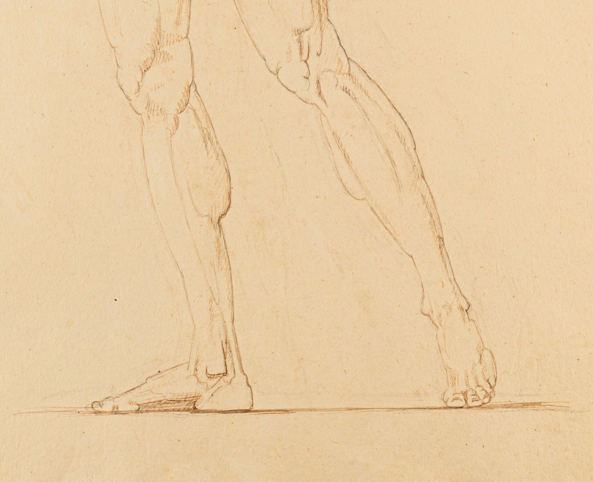 Antonio Canova (1757–1822) – Monumental Study Of A Male Nude, Circa 1790-photo-1