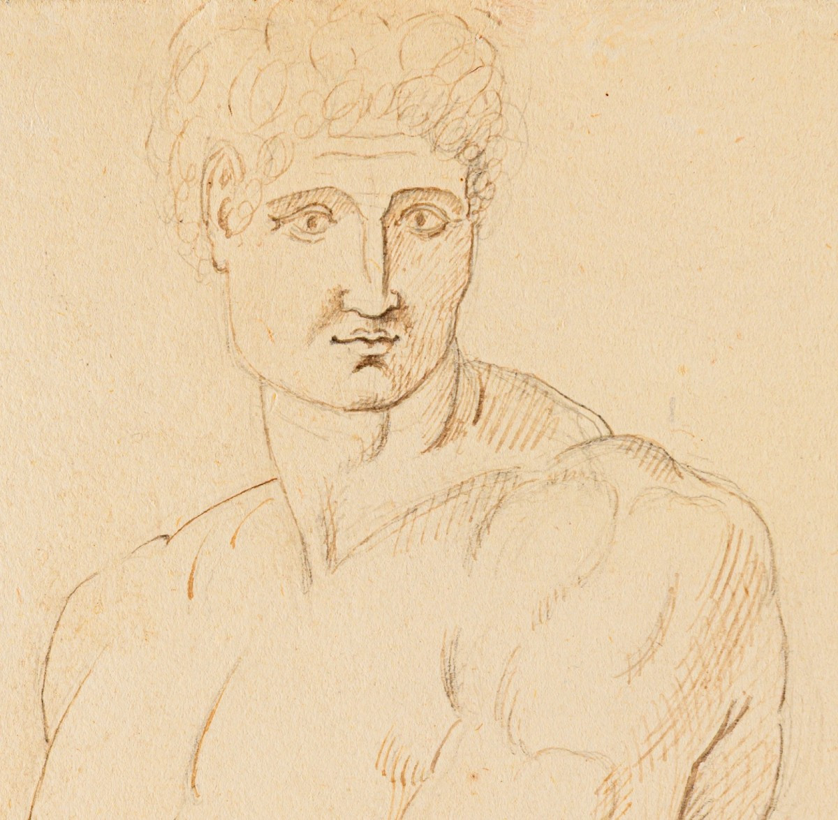 Antonio Canova (1757–1822) – Monumental Study Of A Male Nude, Circa 1790-photo-2