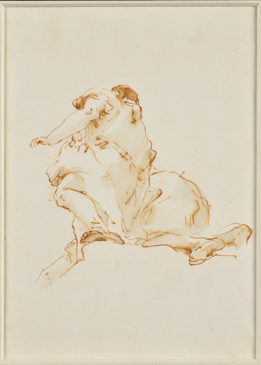Giambattista Tiepolo (1696-1770) – Deux figures vues da sotto in su, vers 1758-1760-photo-2