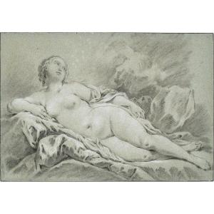 Pierre-charles Le Mettay (1726-1759) - Femme Nue Allongée