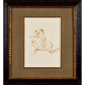 Giambattista Tiepolo (1696–1770) – Two Figures Viewed From Below, C. 1758–1760
