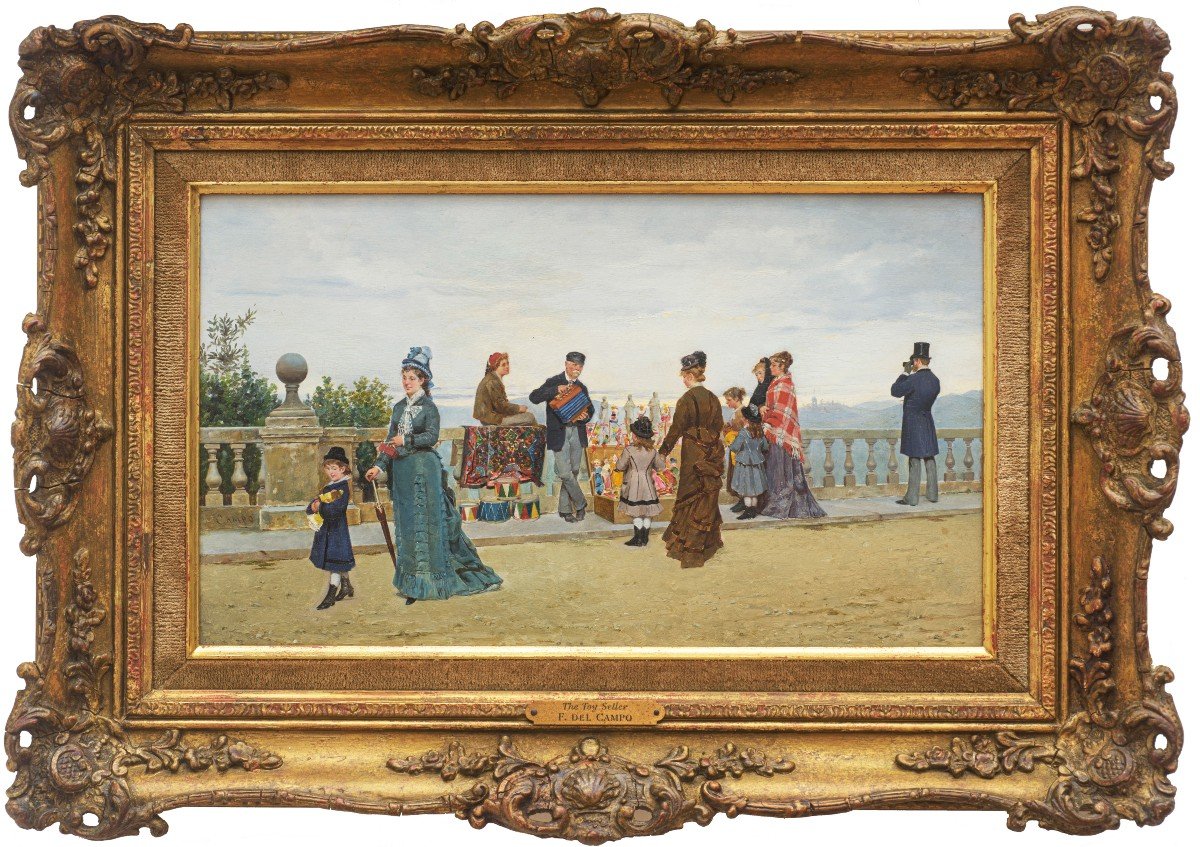 Federico Del Campo (lima 1837 – Venice 1923), the Toy Seller (1877)-photo-2