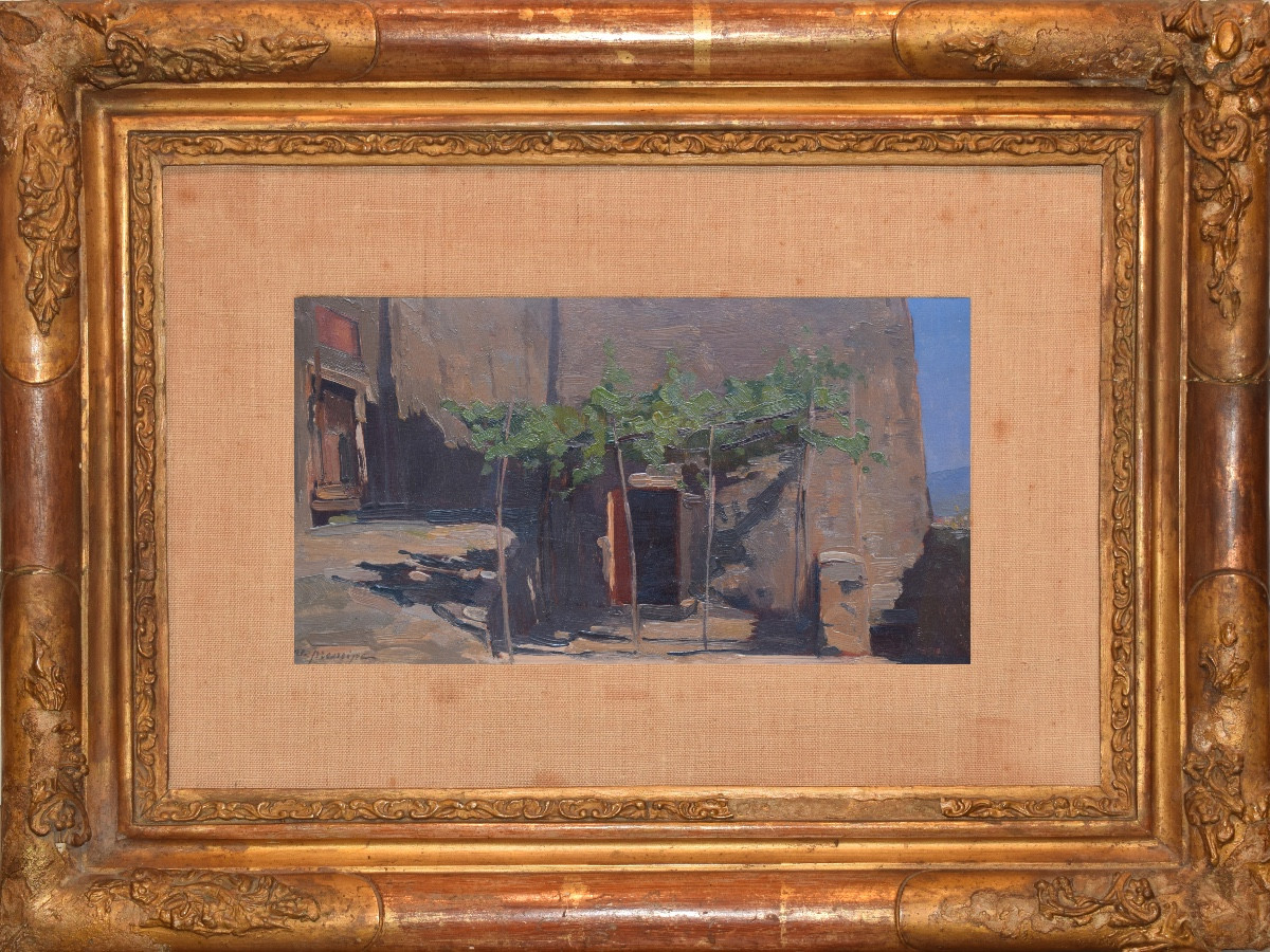 Umberto Prencipe (naples 1879 – Rome 1962), The Old Farm, Orvieto (1942)-photo-2