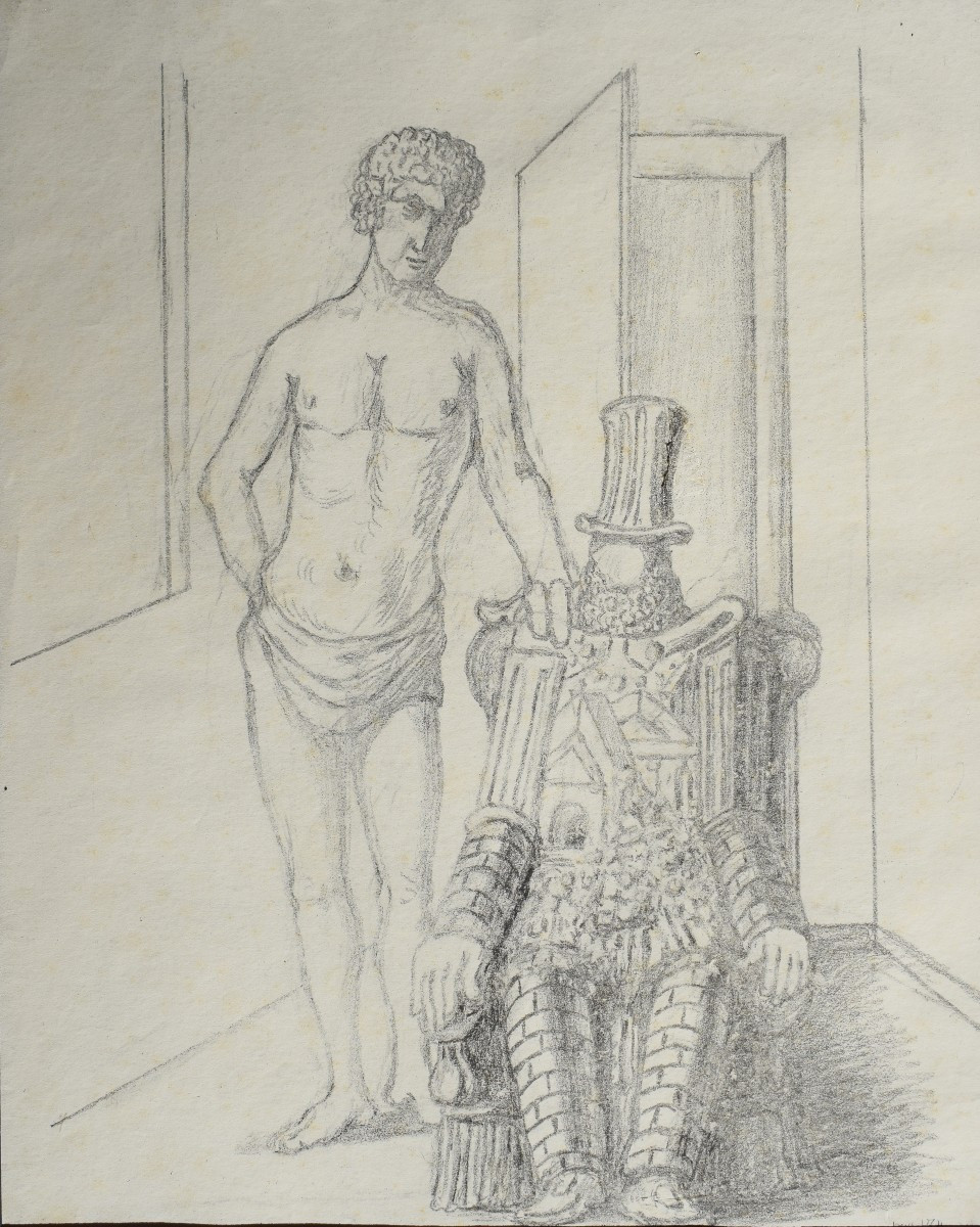 Giorgio de Chirico (Grèce 1888 – Rome 1978), Le Repos de l'archéologue