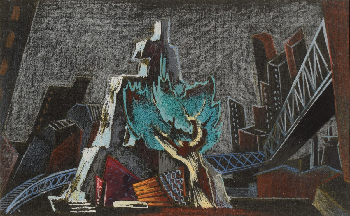 Enrico Prampolini (modena 1894 – Rome 1956), the Marvelous Mandarin (1942)