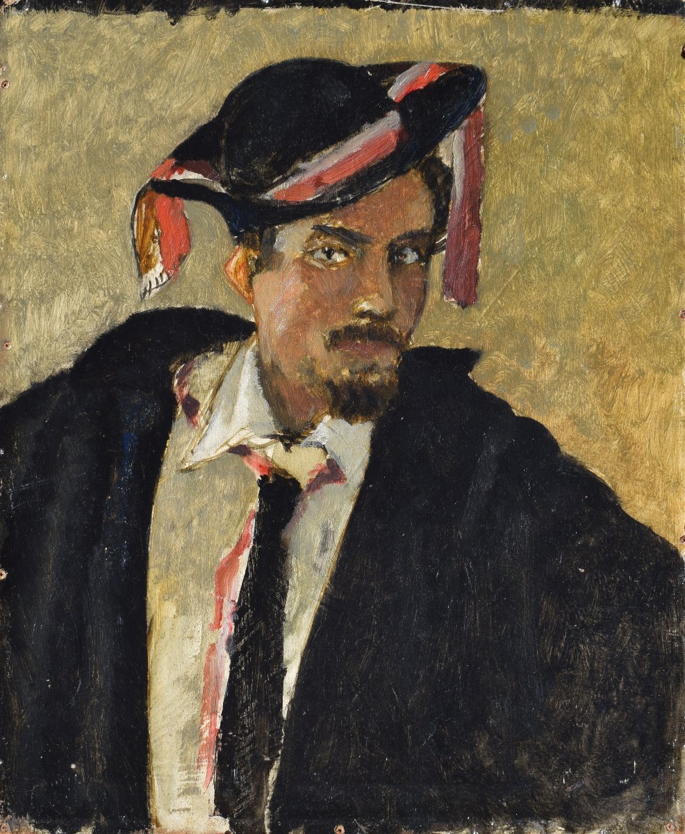  Lino Bianchi Barriviera (montebelluna, 1906 – Rome, 1985), Self-portrait