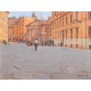 Domenico Quattrociocchi (Palerme 1872 – Rome 1941), Portique d'Octavie