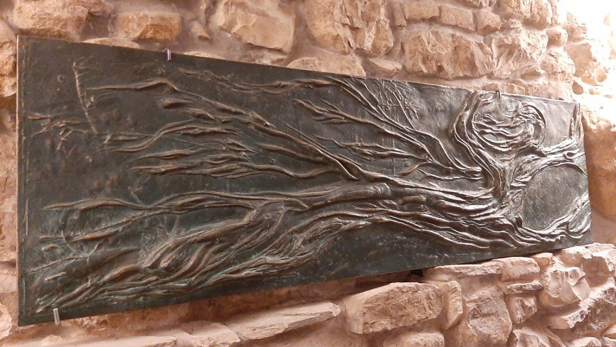 Bronze Metal Panel By Giovanni Michelucci-photo-1