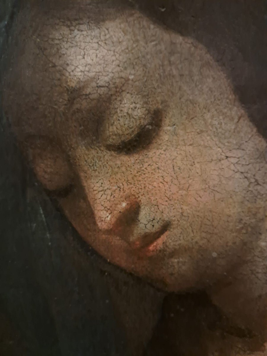 Madonna Del '700 - Oil On Canvas -photo-2