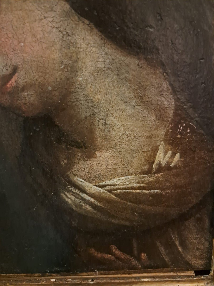 Madonna Del '700 - Oil On Canvas -photo-3