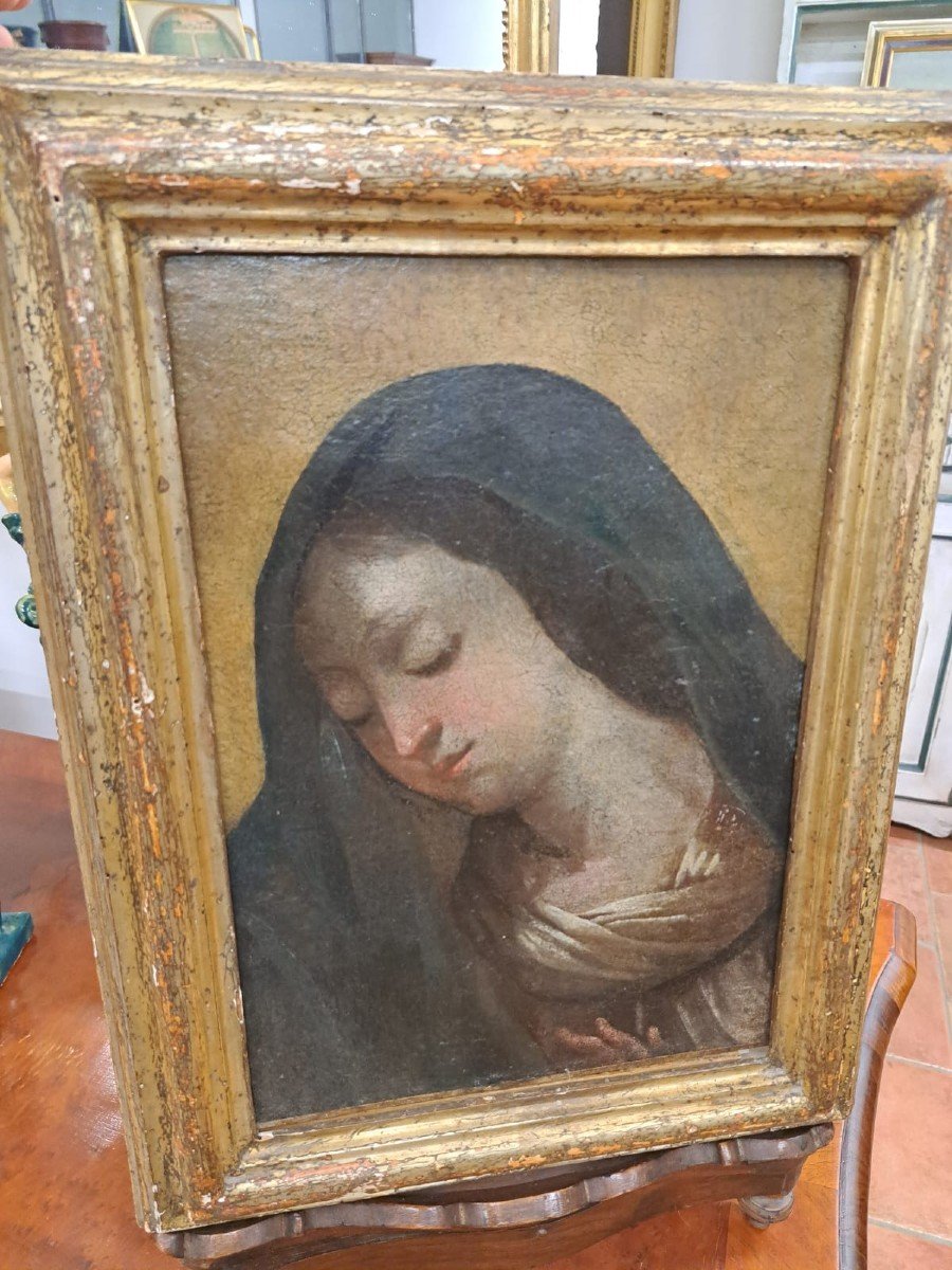 Madonna Del '700 - Oil On Canvas -photo-2