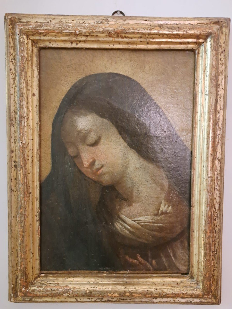 Madonna Del '700 - Oil On Canvas -photo-3
