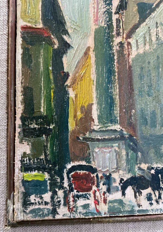 Silvio Polloni - Piazza Santa Trinità In Florence-photo-3