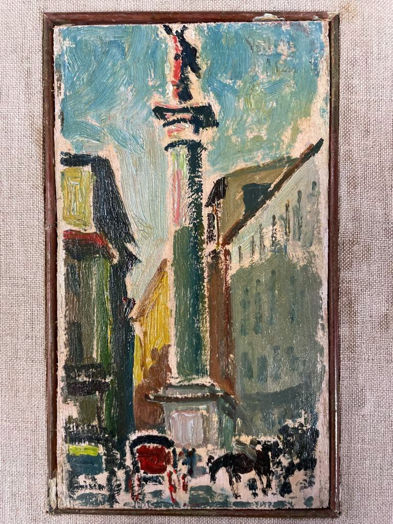 Silvio Polloni - Piazza Santa Trinità In Florence-photo-4