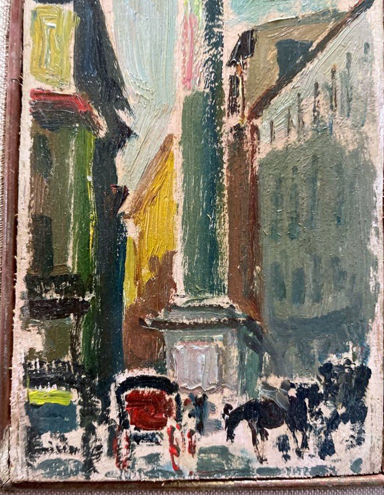 Silvio Polloni - Piazza Santa Trinità In Florence-photo-7