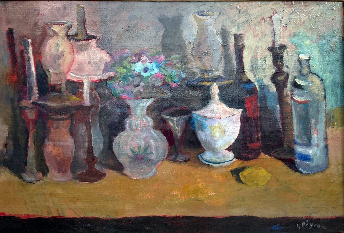 Still Life By Guido Peyron-photo-2