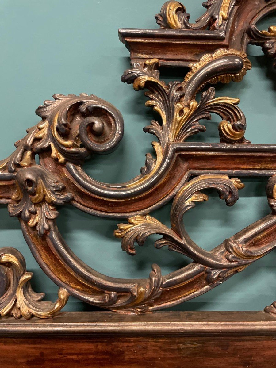 Painted And Gilded Headboard-photo-2