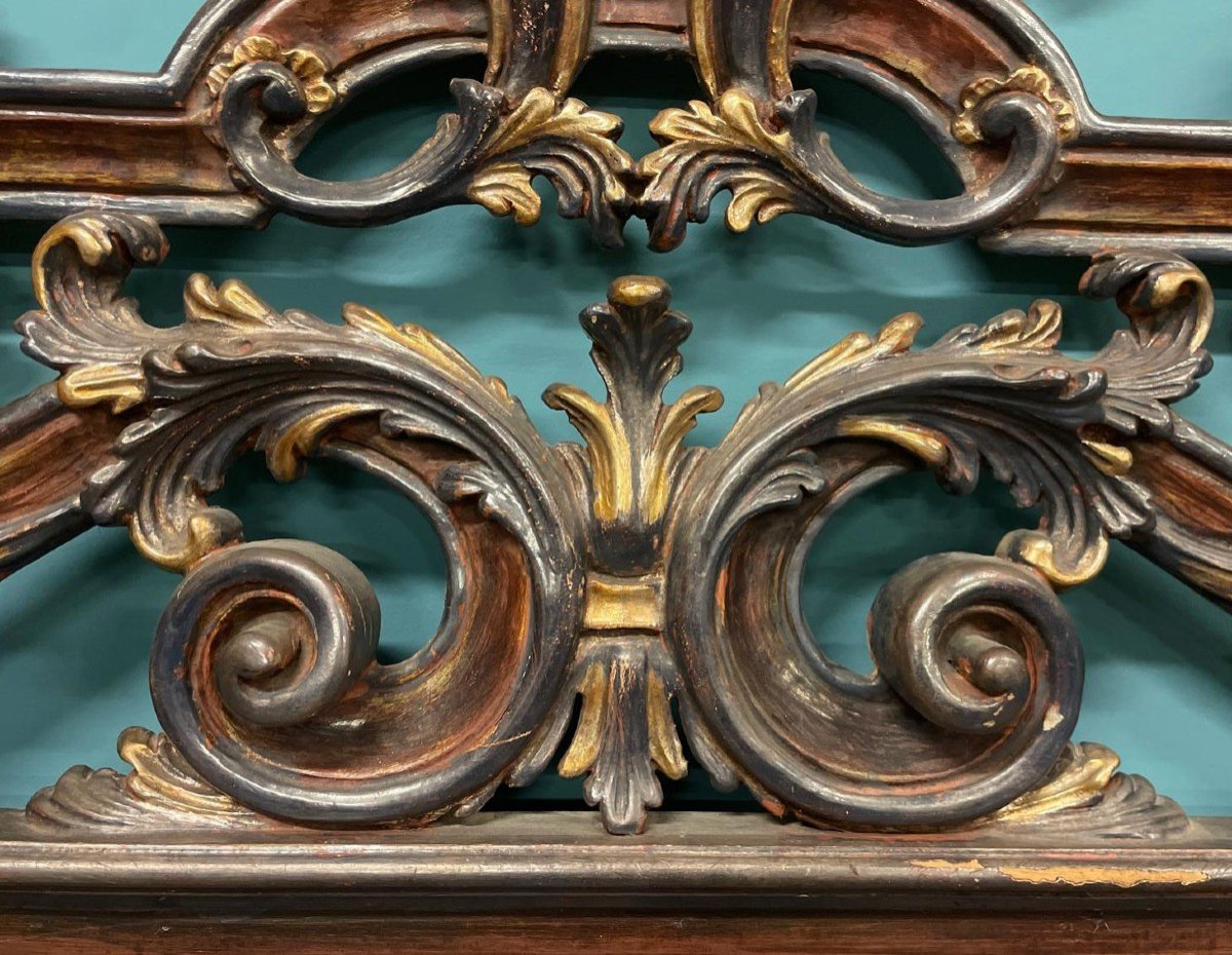 Painted And Gilded Headboard-photo-3