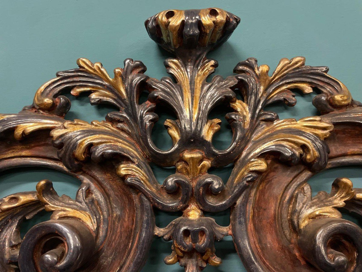 Painted And Gilded Headboard-photo-5