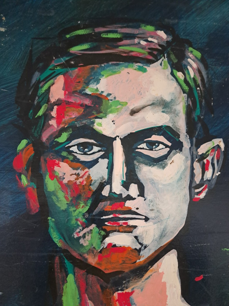 Male Portrait, Large Oil Painting-photo-4