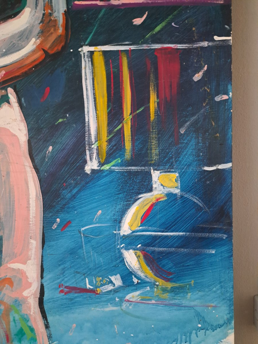 Male Portrait, Large Oil Painting-photo-3