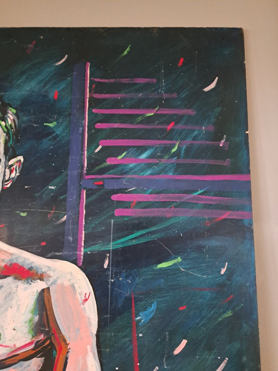 Male Portrait, Large Oil Painting-photo-4