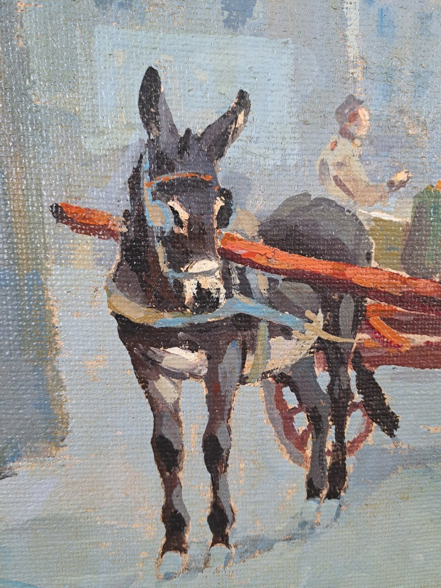 Gino Paolo Gori, "contre-jour", Huile Sur Toile-photo-4