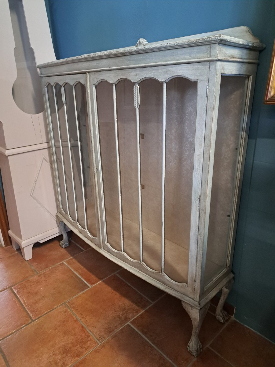 Vitrine Laquée Et Bombée Du "xixe Siècle-photo-2