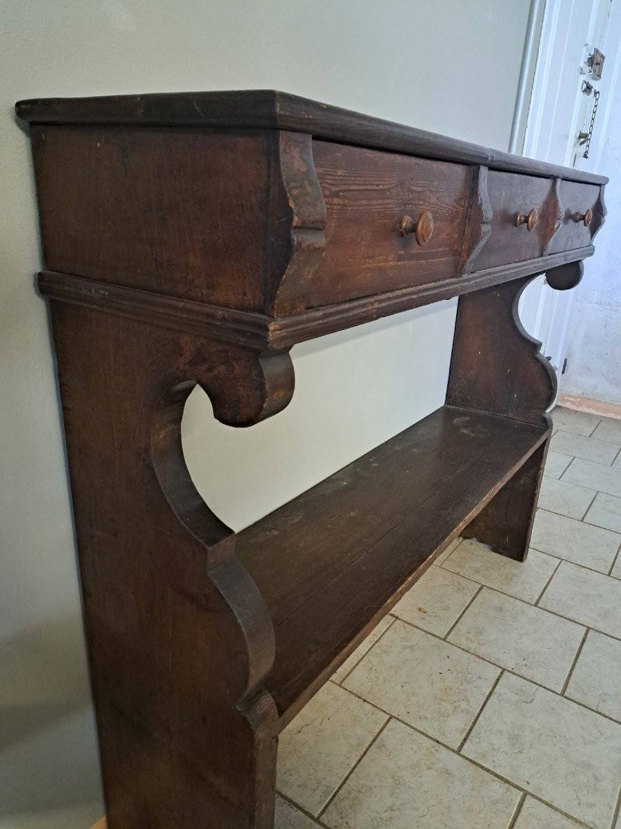 Rustic Bookcase From The 18th Century-photo-4