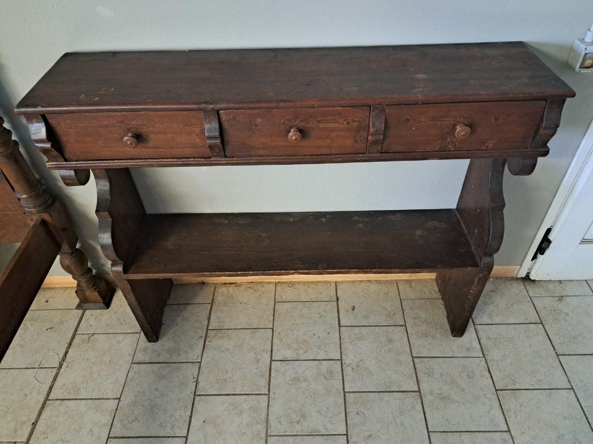 Rustic Bookcase From The 18th Century-photo-3