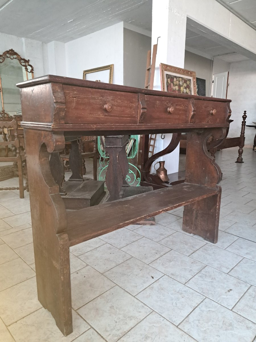 Rustic Bookcase From The 18th Century-photo-5