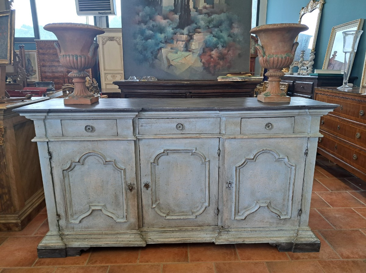 Buffet à 3 portes peintes du XIXe siècle