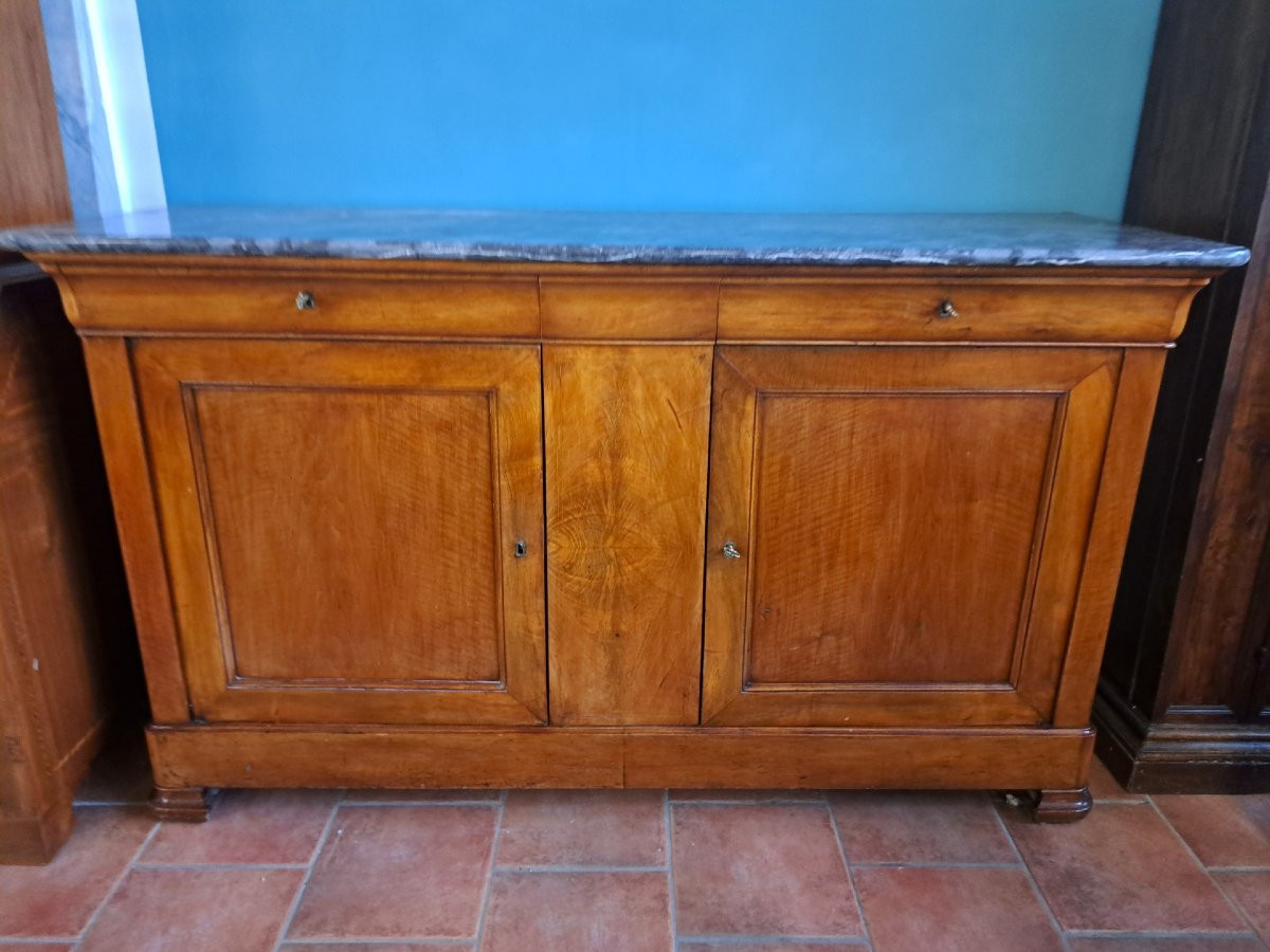 Wonderful Great Threaded Walnut Sideboard-photo-5