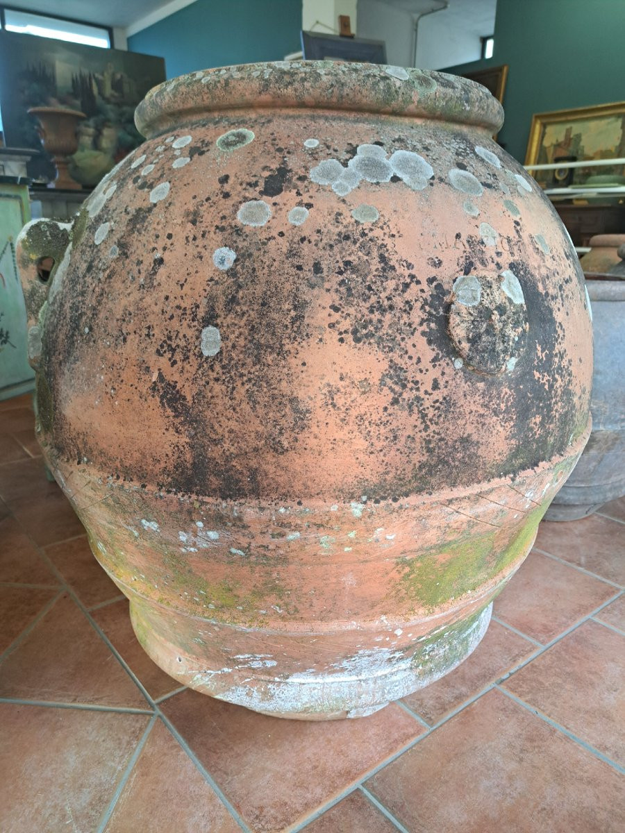 Paire de grands pots en terre cuite de l’Impruneta-photo-3
