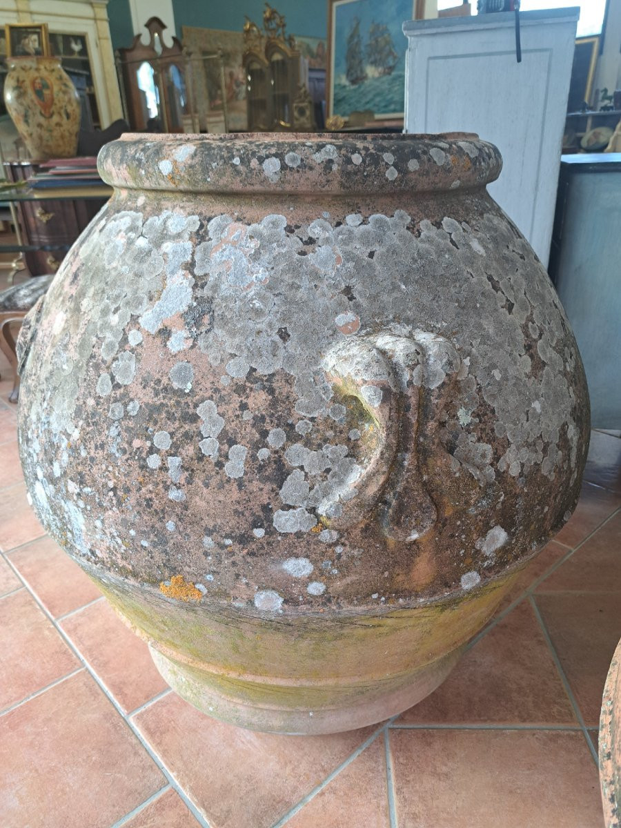 Paire de grands pots en terre cuite de l’Impruneta-photo-6