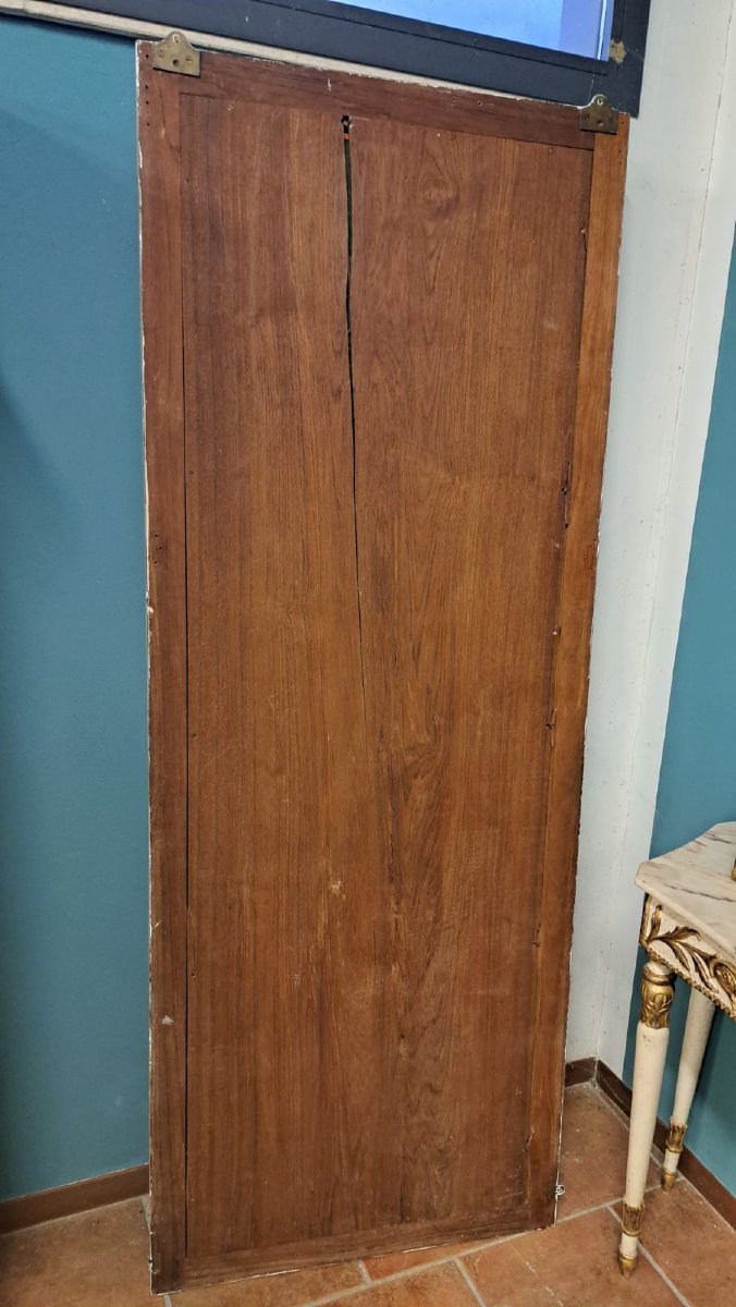 Grand miroir Napoléon III peint-photo-2