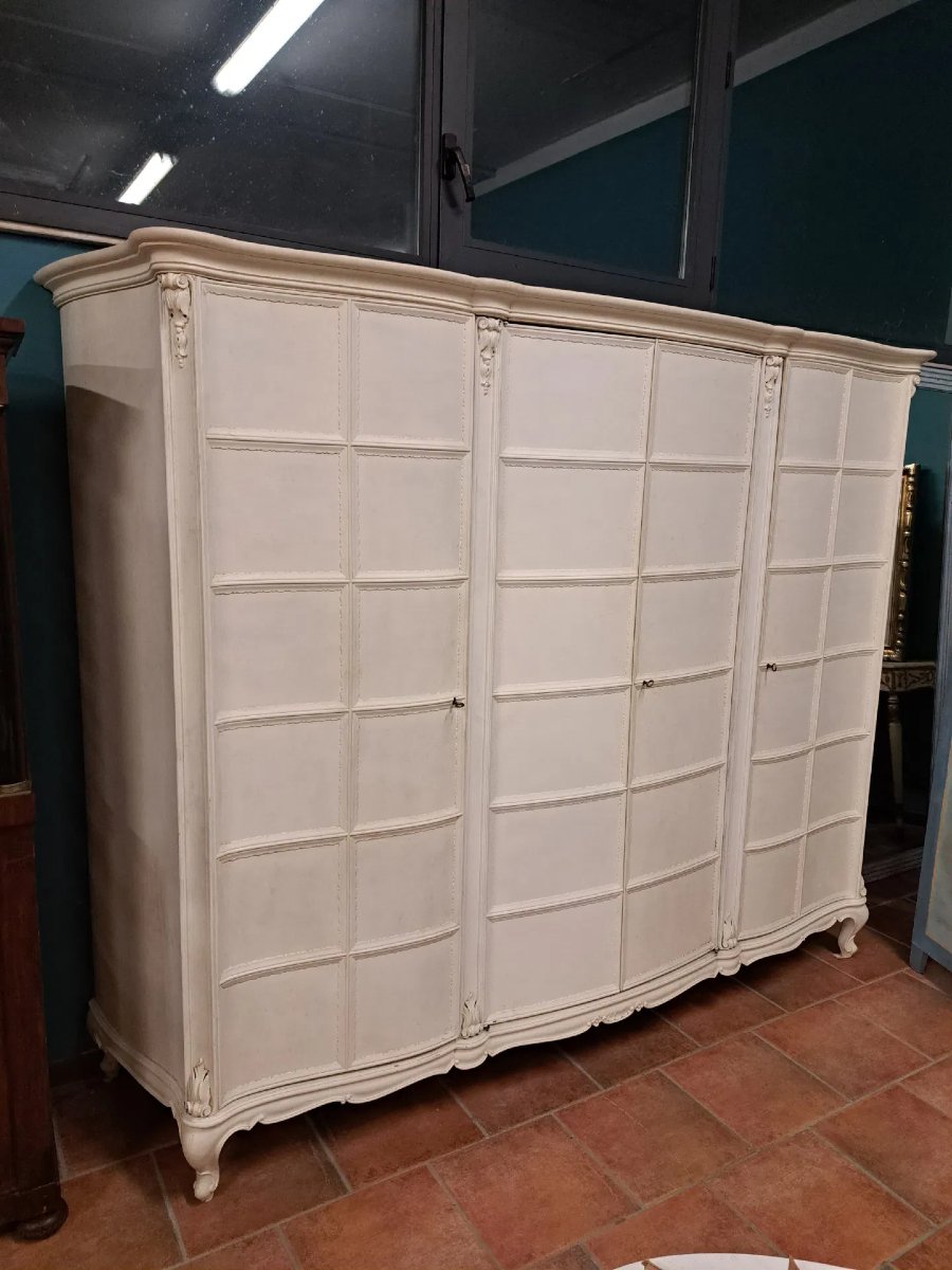 Armoire à 4 portes peintes-photo-4