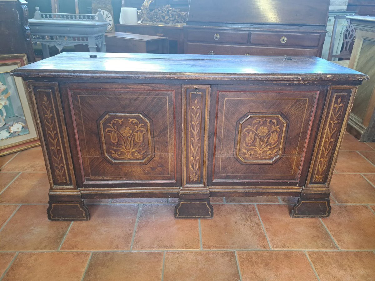 Painted 18th Century Chest-photo-7