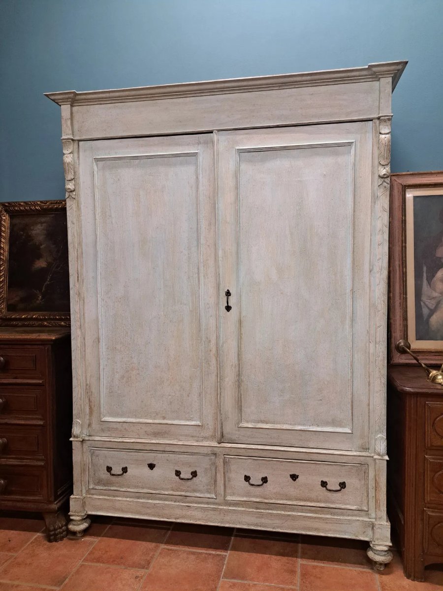 Armoire du XIXe siècle laquée-photo-3