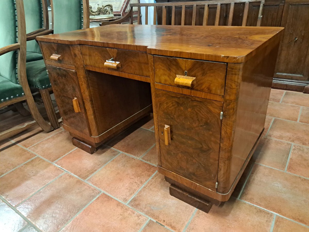 Walnut Burl Desk-photo-4