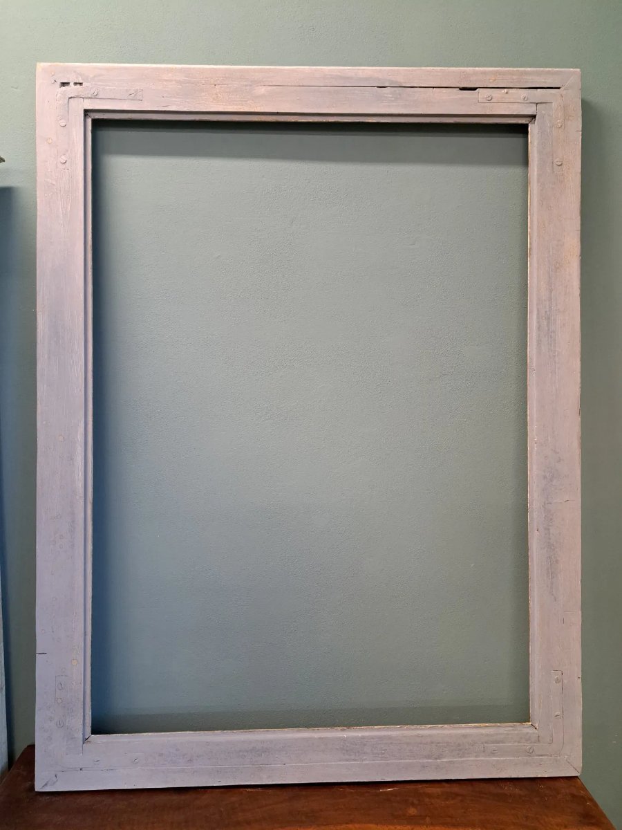  Grand cadre du XIXe siècle laqué-photo-4