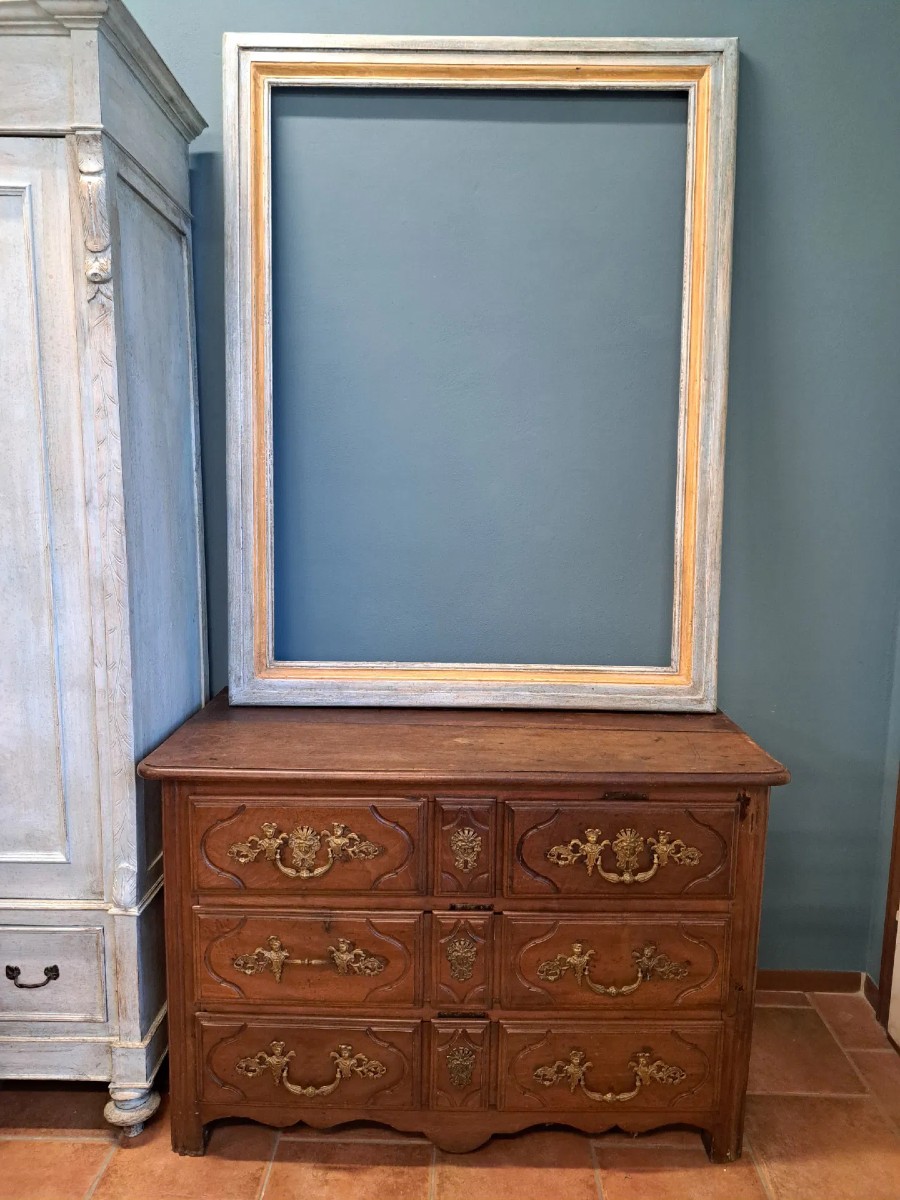  Grand cadre du XIXe siècle laqué