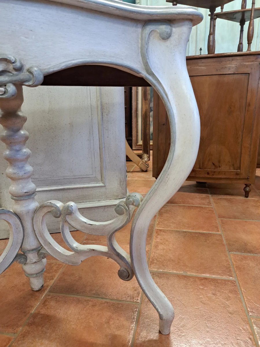 Painted Console From The 19th Century-photo-3