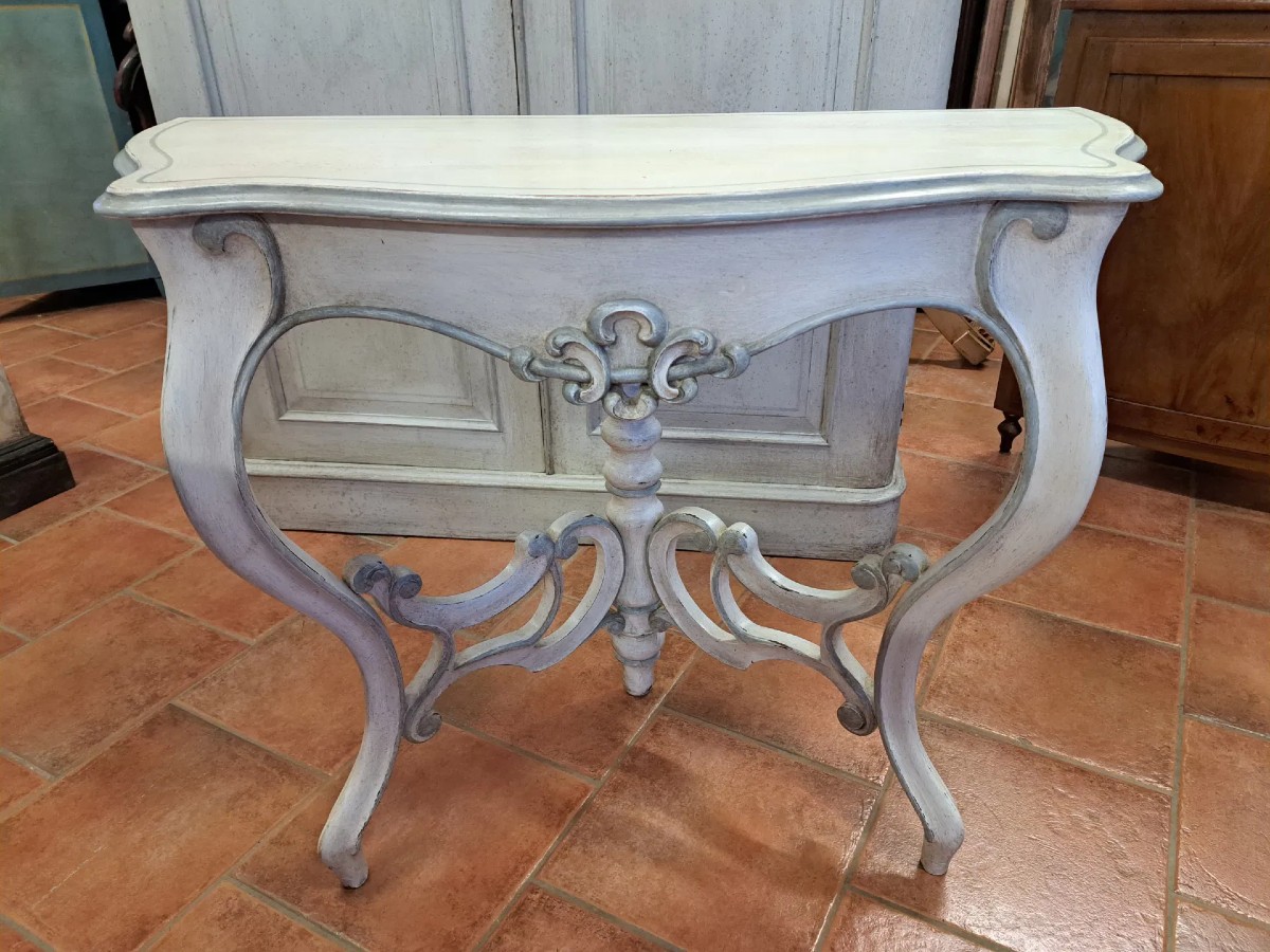 Painted Console From The 19th Century