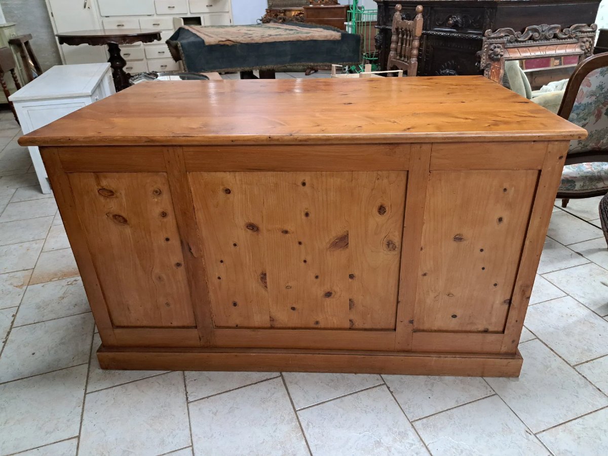 Bureau en cyprès-photo-3