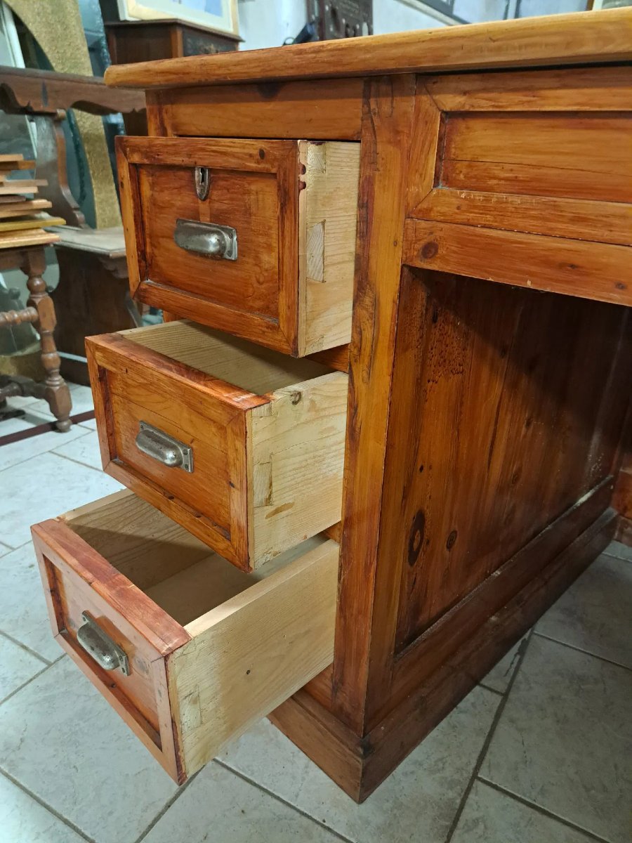 Bureau en cyprès-photo-2