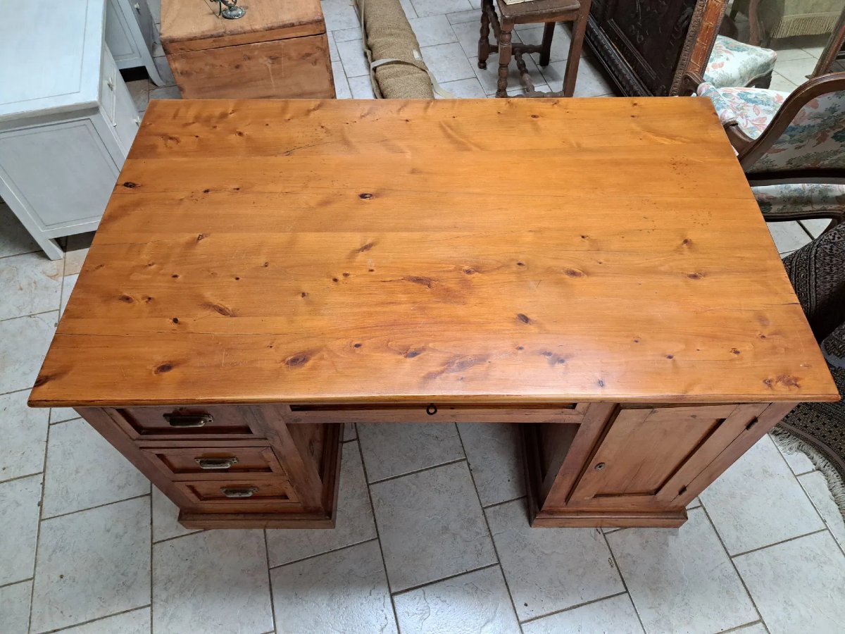 Bureau en cyprès-photo-4